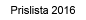 Prislista 2016